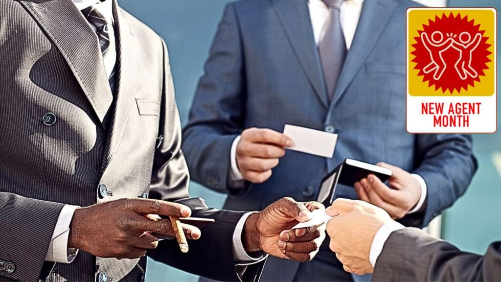 Business professionals shaking hands at a conference, building meaningful connections worldwide.