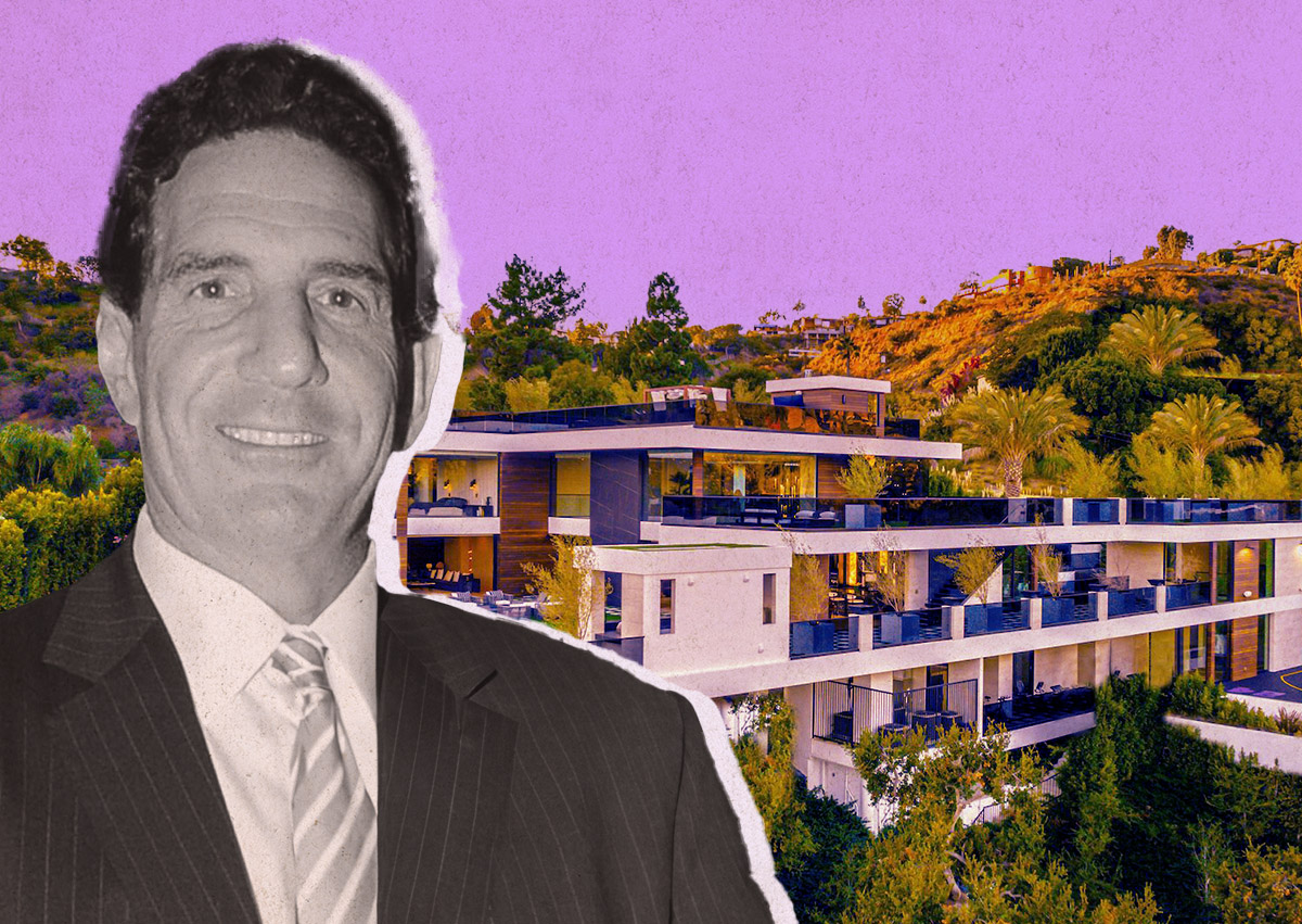 Brentwood estate of philanthropist Jeffrey Feinberg available for rent in Los Angeles.