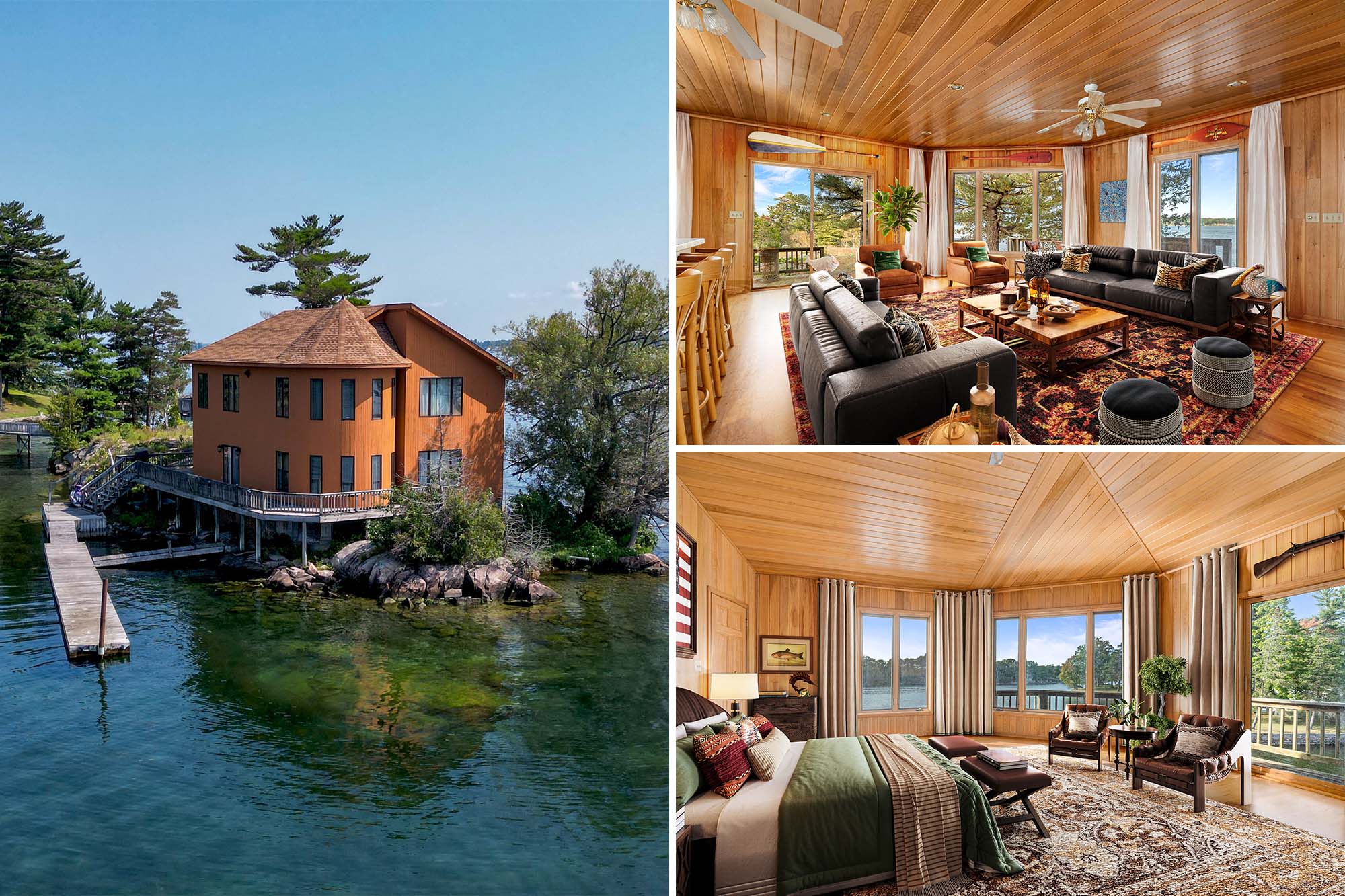 Private island retreat in upstate New York seeks new owners after family sale.