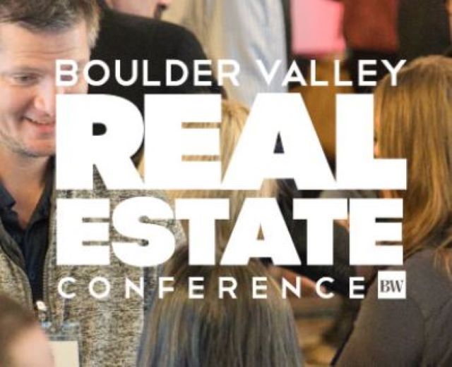 Real estate professionals gather in Boulder for continuing education credits event.