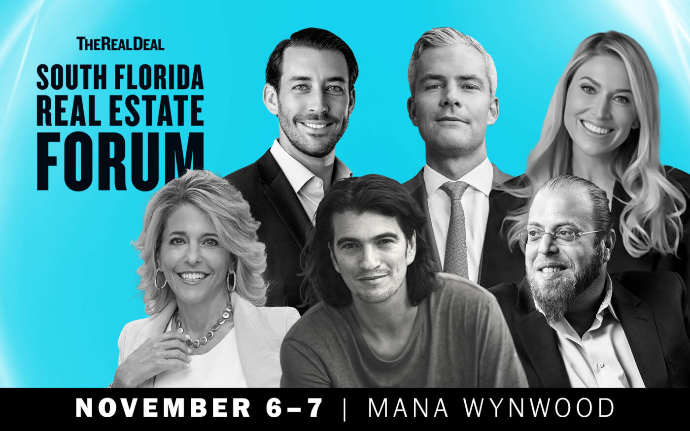 Speakers announced for South Florida real estate conference on November 6-7.