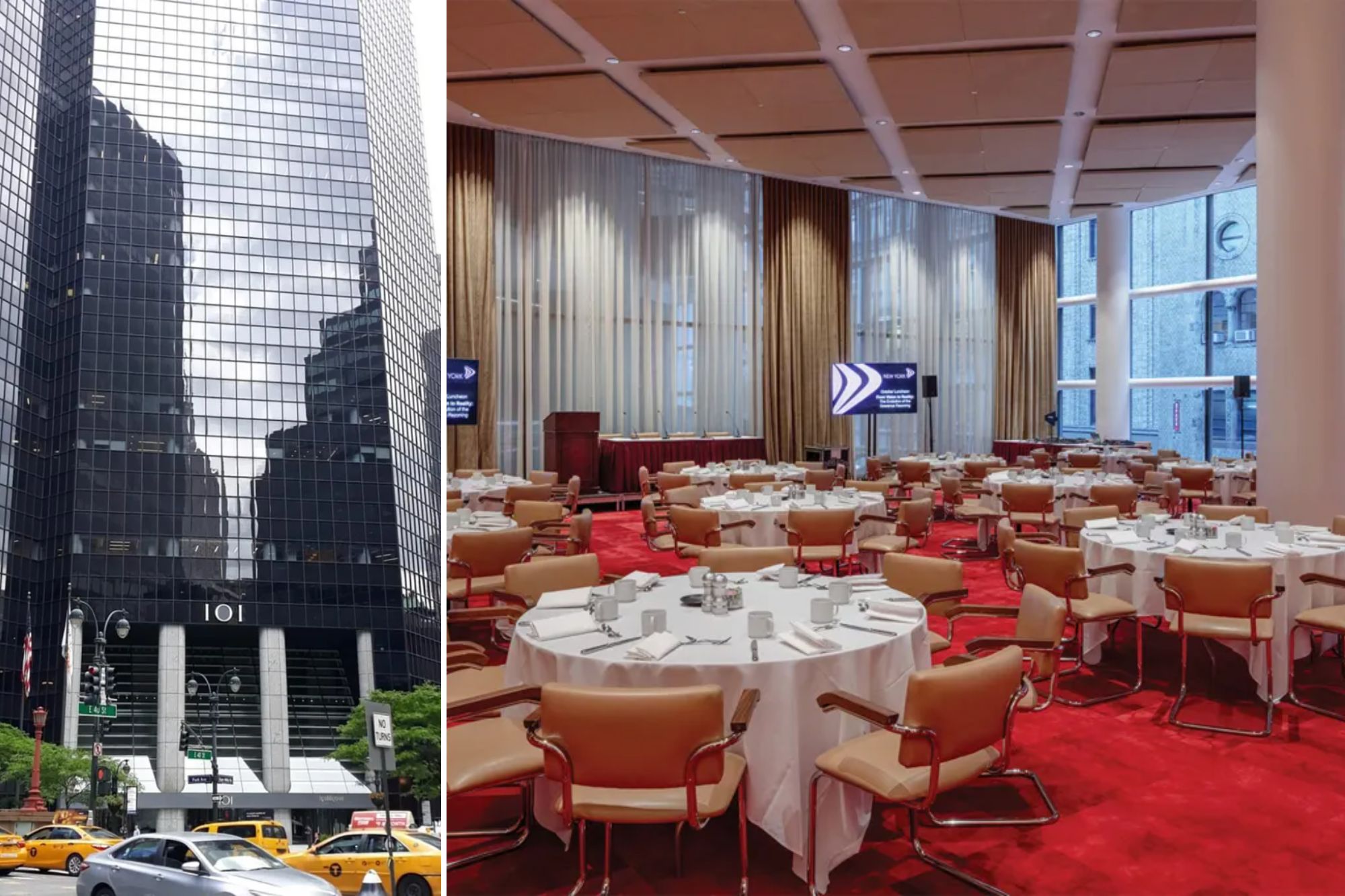 Park Avenue landmark transforms historic event space with modern renovations underway.