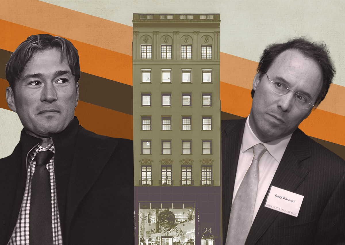 Gary Barnett and Stefan Soloviev collaborate on Billionaires' Row real estate project.