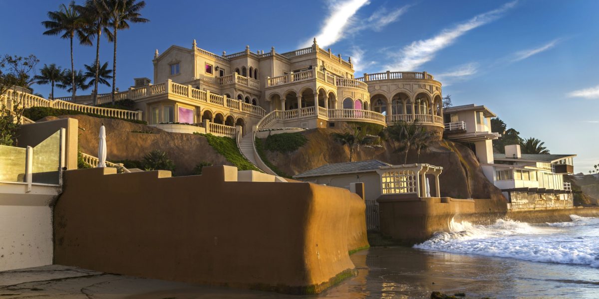 San Diego mansion inspired by sandcastles listed for sale at $108 million.