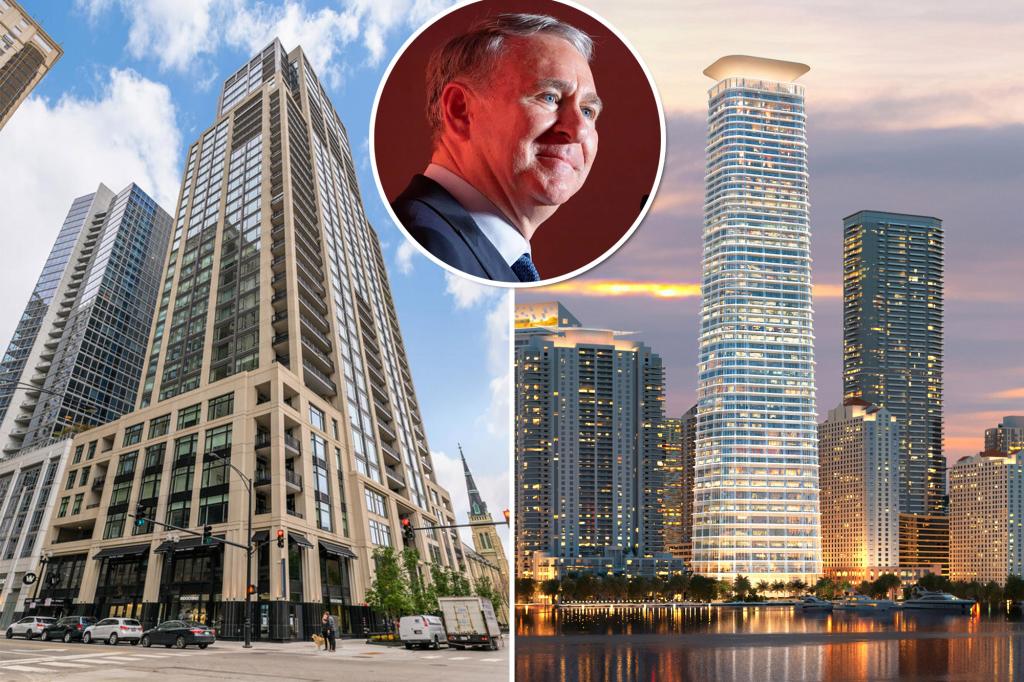 Billionaire Ken Griffin sells luxurious Chicago penthouse apartment for significant financial loss.