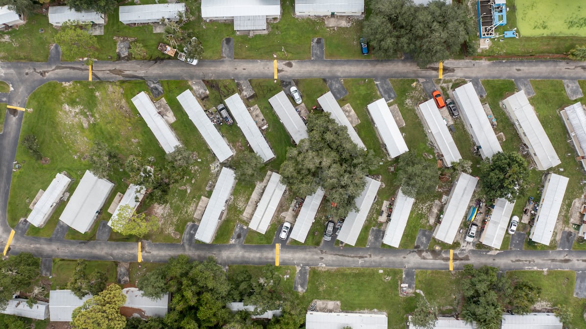 Mobile home residents protest against pests and filth in privately owned parks nationwide.