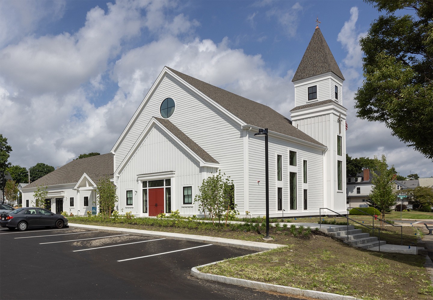 Wakefield's First Baptist Church renovation completed by Groom Construction and LDa Architects.