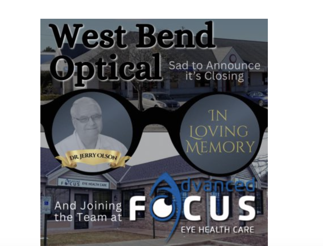 West Bend Optical merges with Advanced Focus Eyecare in local business deal.