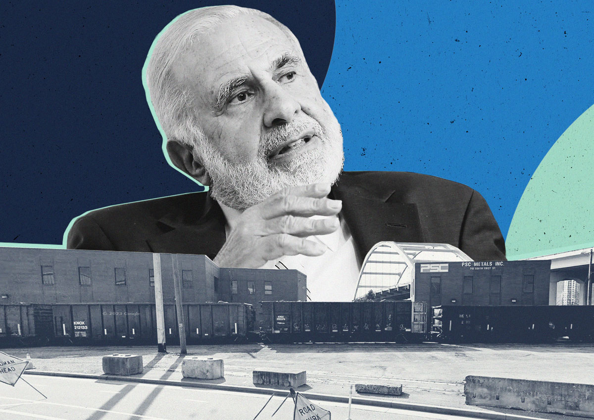 Carl Icahn auctions off prized New York City development site in Manhattan.