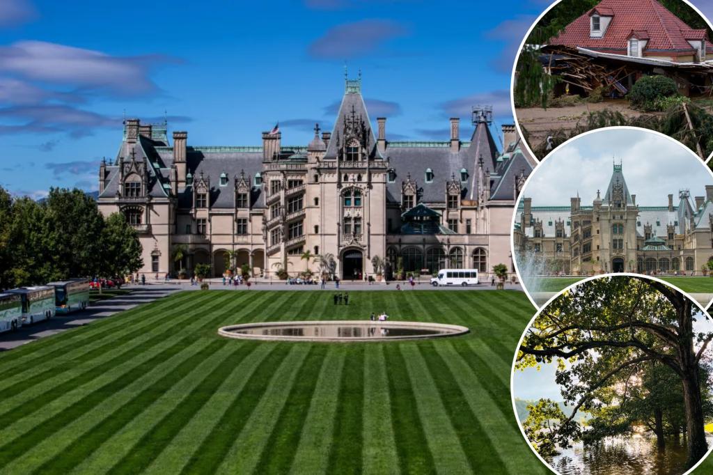 Biltmore Estate, grand American mansion in Asheville, North Carolina, historic architecture.