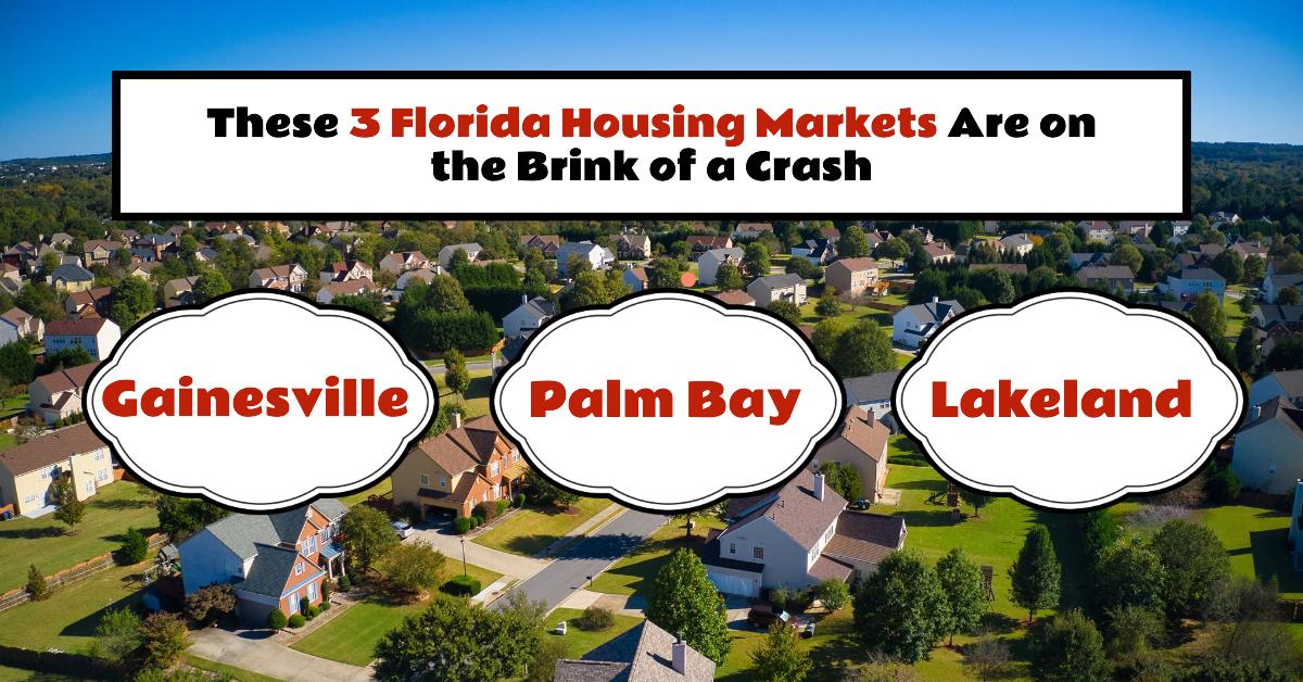 Florida housing market crisis affects Miami, Tampa, and Orlando regions severely.