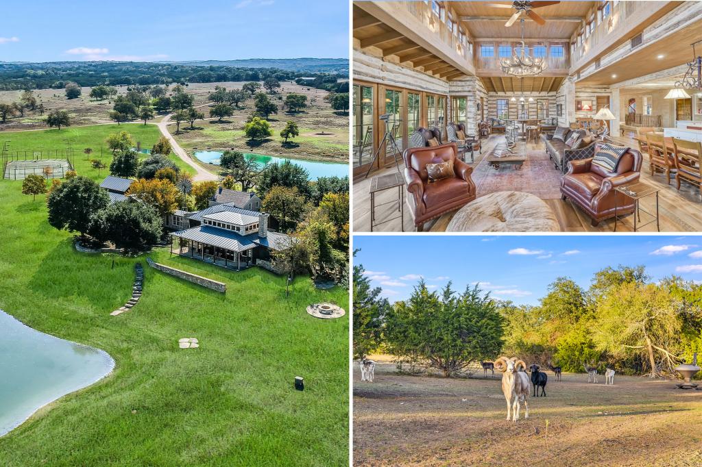 Texas ranch offers exotic wildlife experience on sprawling 886-acre property.