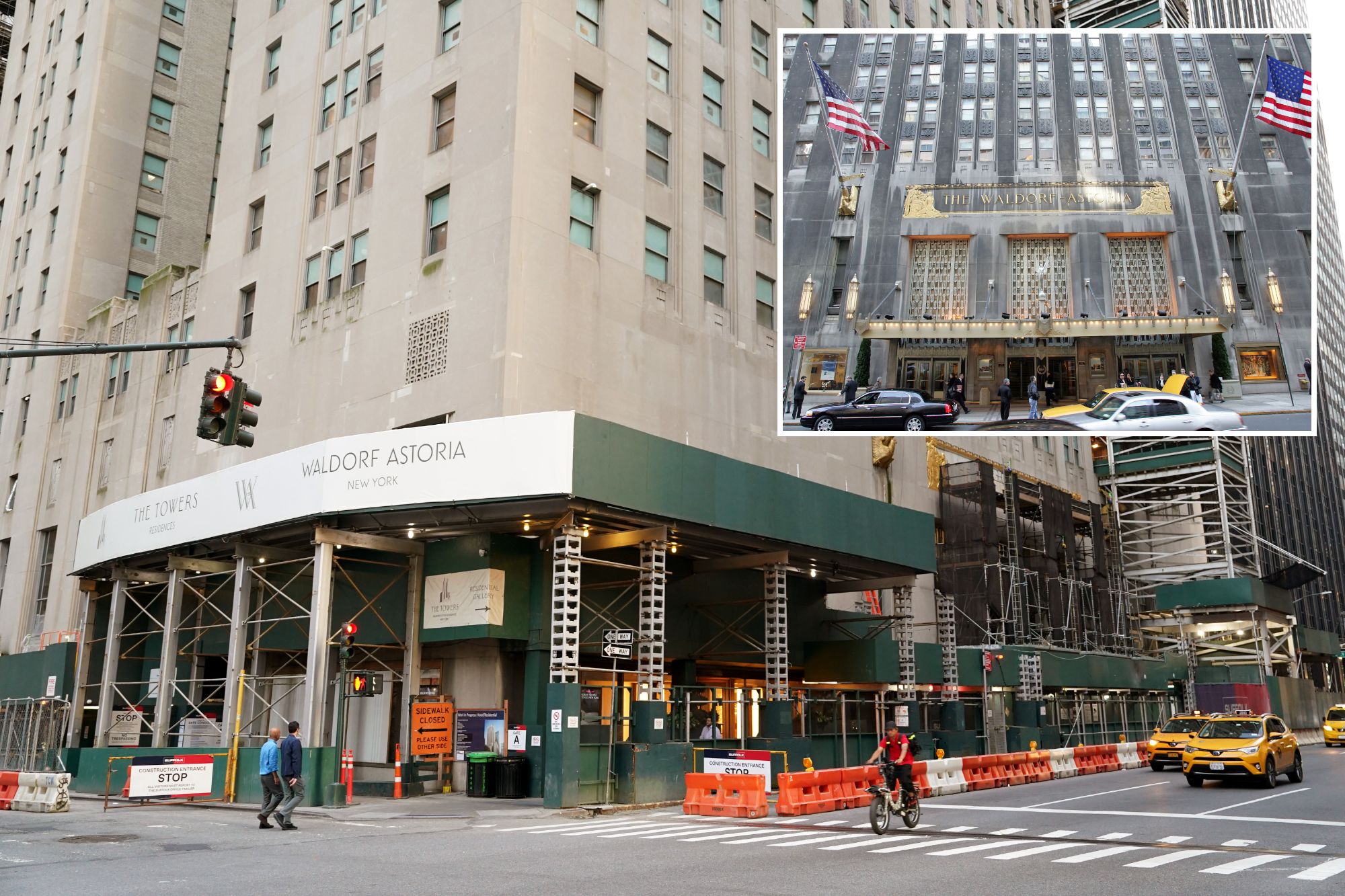 Waldorf Astoria hotel in New York City delayed grand reopening again.