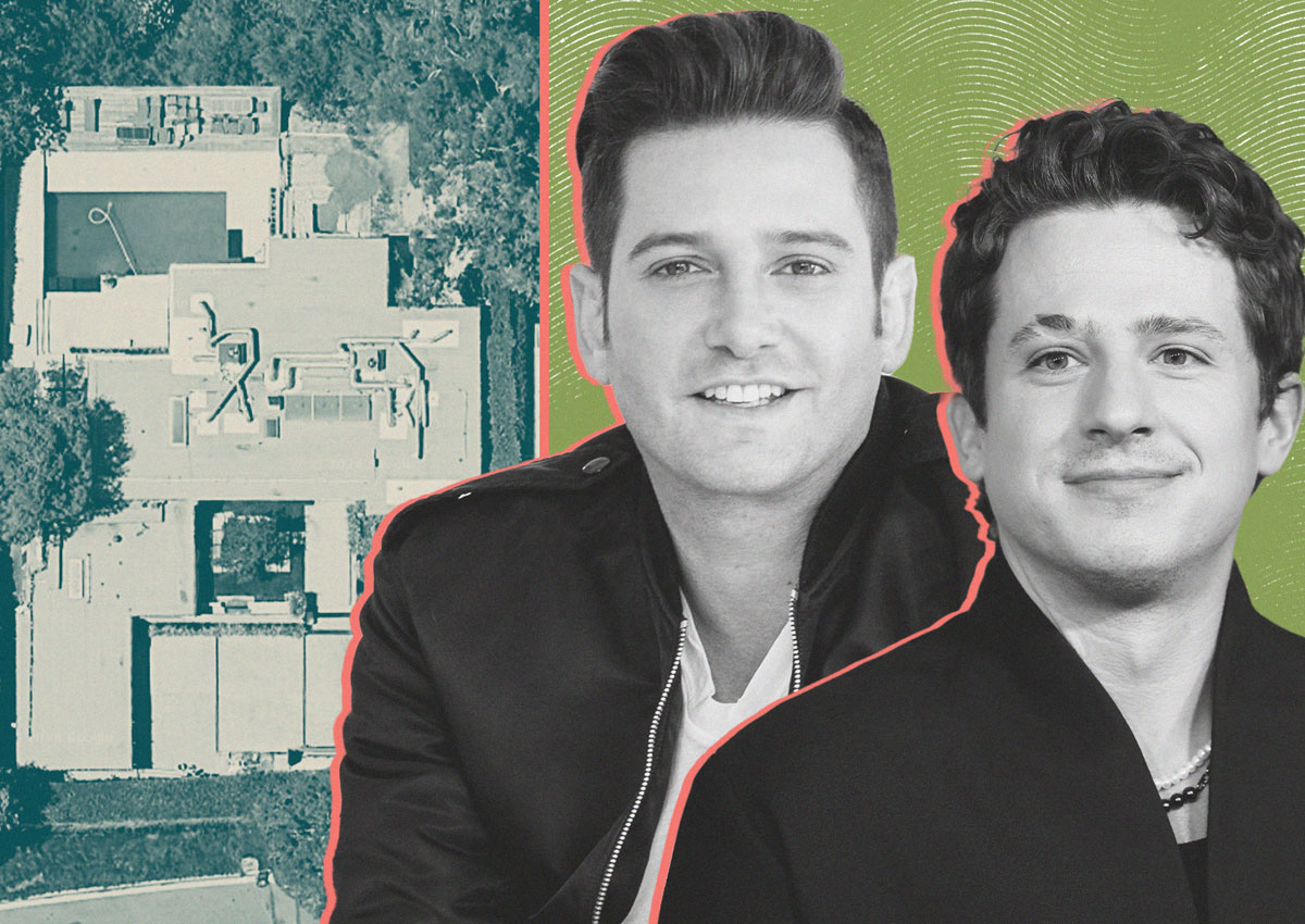 Real estate agent Josh Flagg signs contract at Charlie Puth's Trousdale estate.