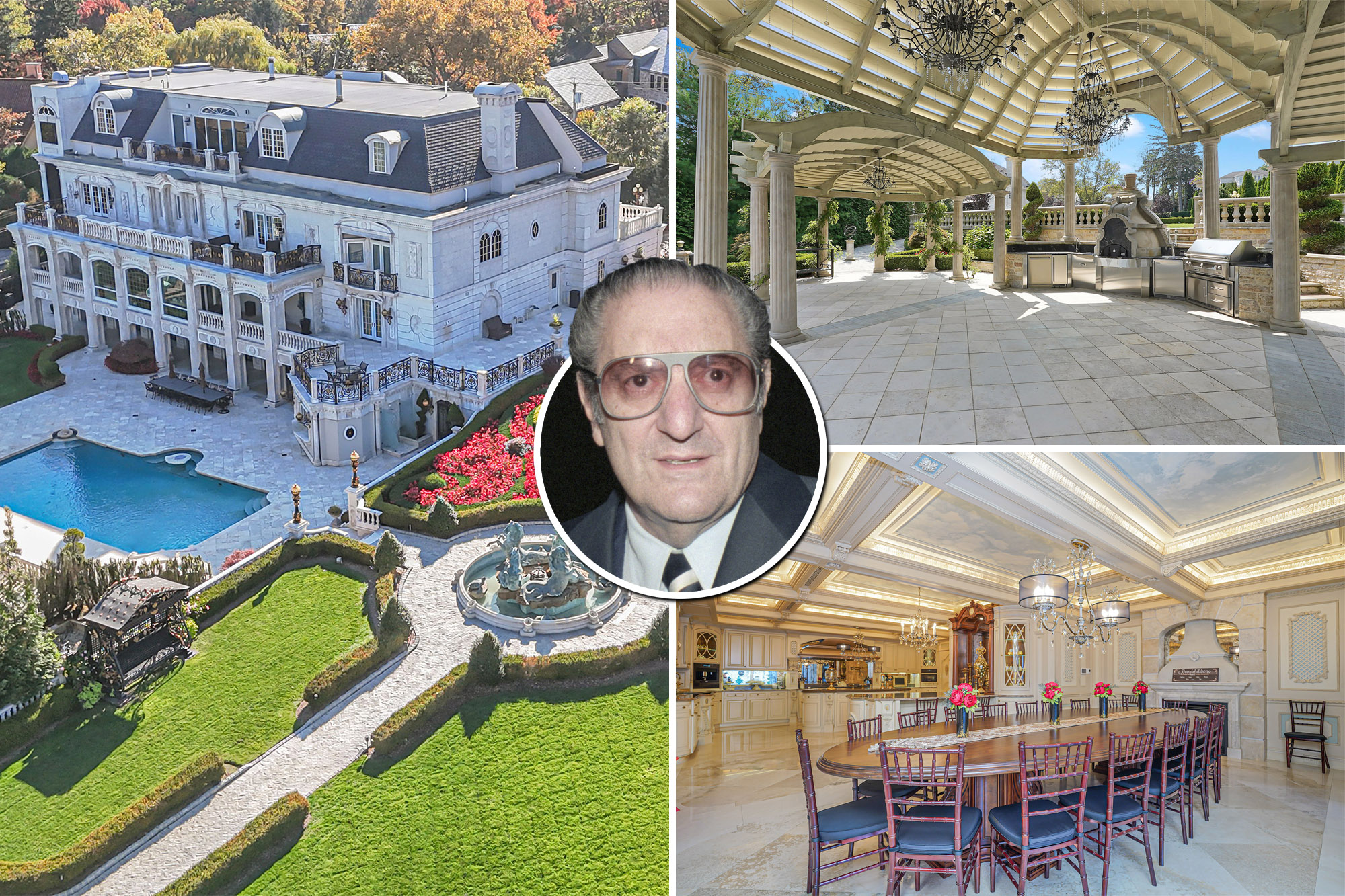 Staten Island mansion formerly owned by mobster Big Paul Castellano for sale.