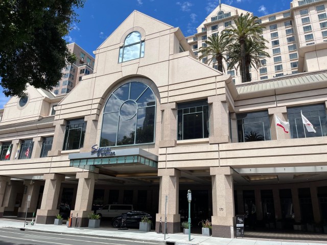 San Jose landmark hotel valued over $200 million, improving prospects downtown.