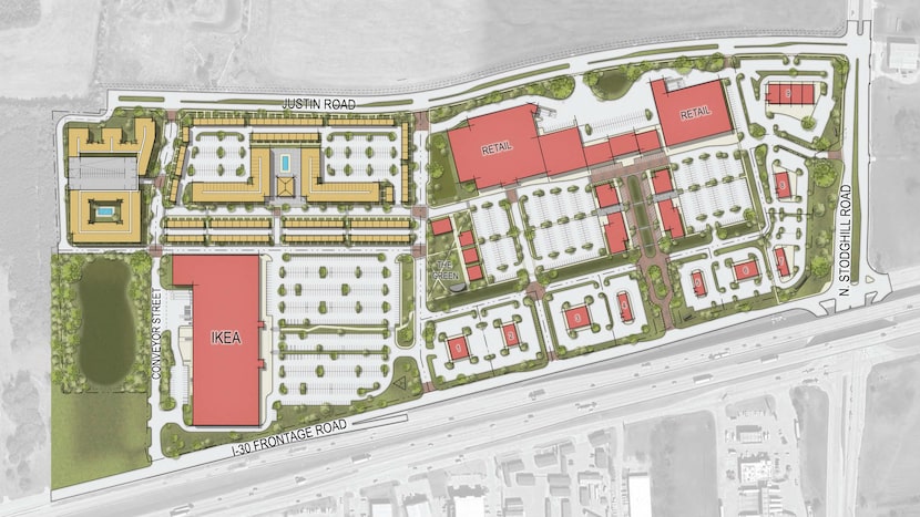 Rockwall development project expands beyond IKEA store in Dallas suburb.