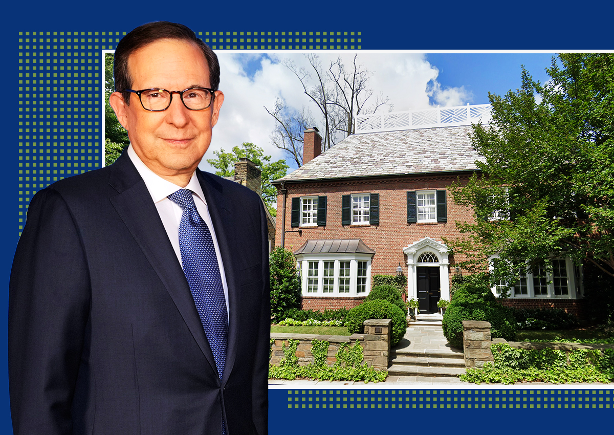 Chris Wallace relocates from Washington, D.C. to Virginia's upscale Kalorama neighborhood.