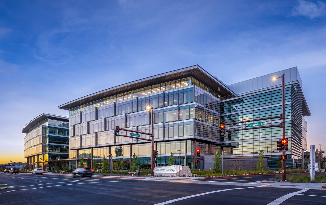 Alexandria Real Estate signs lease with Vaxcyte at San Carlos Life Science Campus.