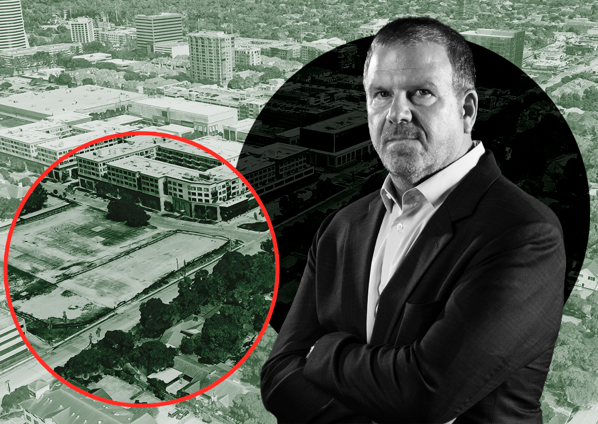 Tilman Fertitta at River Oaks District construction site in Houston, Texas.