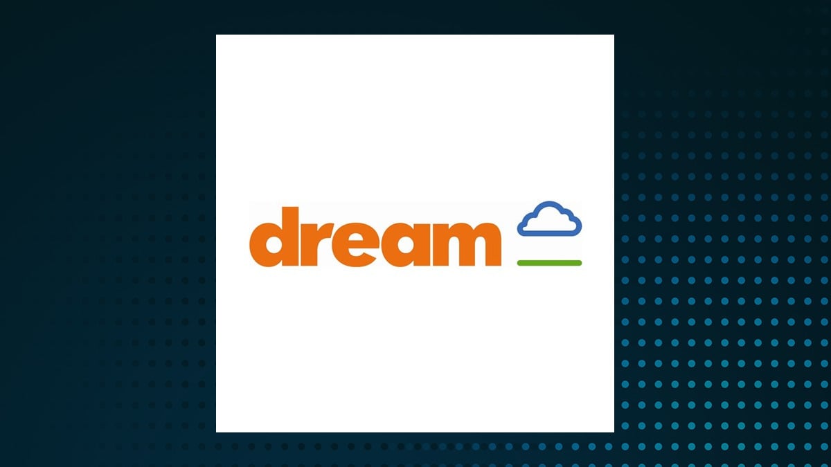 Dream Office REIT logo with analysts recommending 'Hold' on TSE stock.