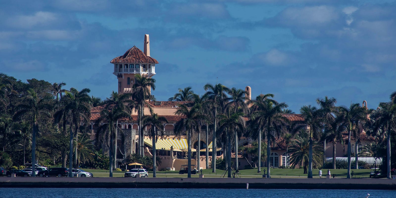 Donald Trump at Mar-a-Lago in Palm Beach, Florida, boosts local real estate market.