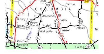 Columbia County residential property sales data with maps and transaction details.