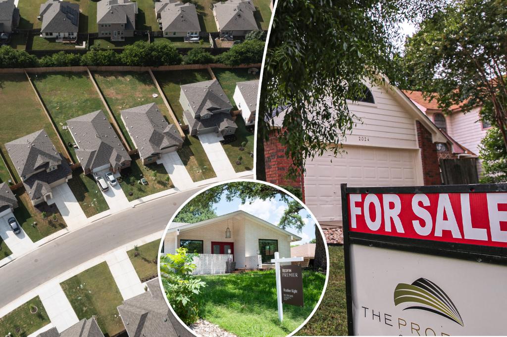 Homes for sale pile up on streets in major cities nationwide.