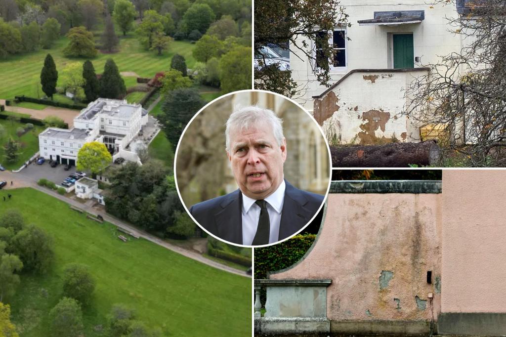 Prince Andrew's £30m estate in disarray amidst UK royal succession upheaval.