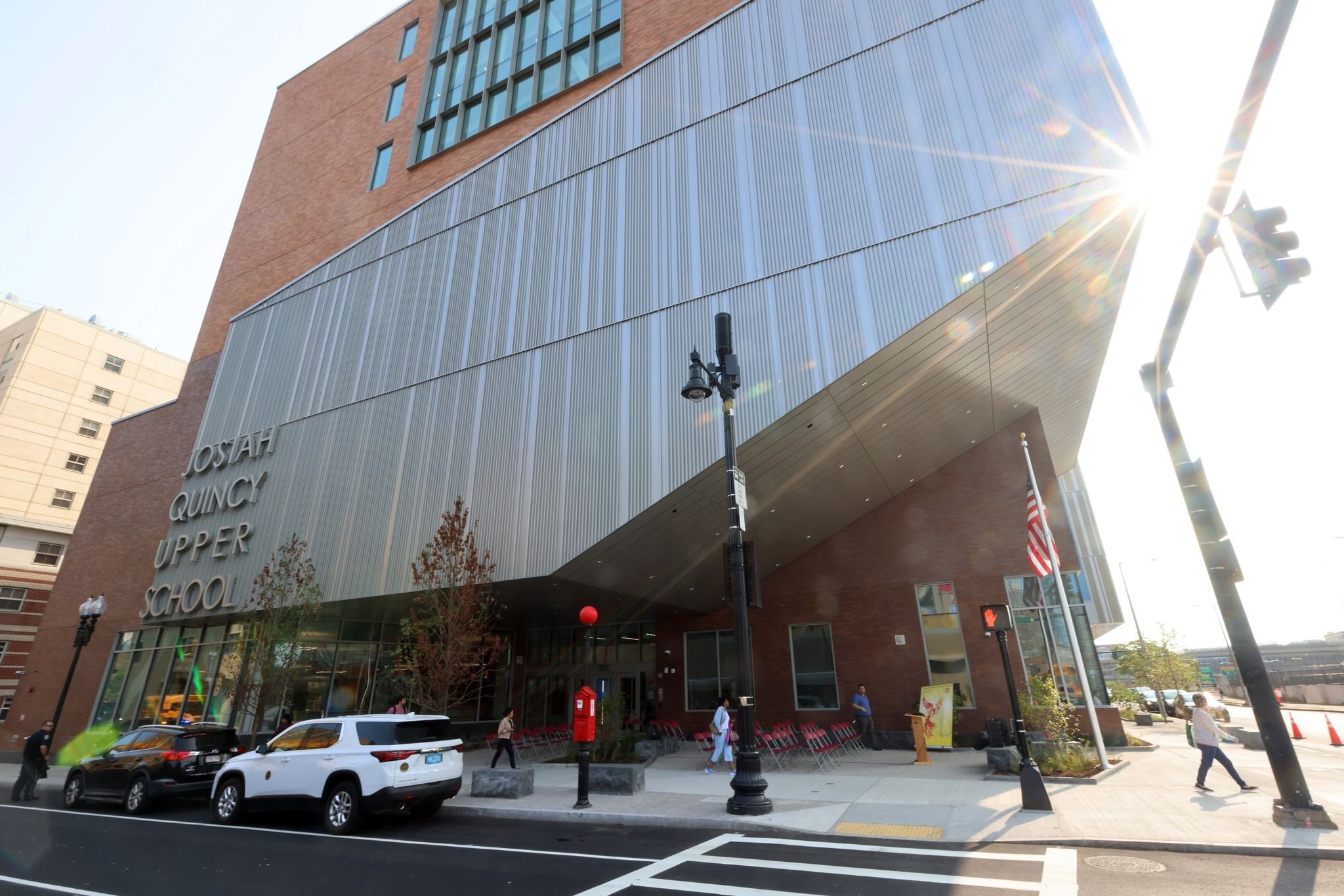 Skanska completes construction on Josiah Quincy Upper School in downtown Boston.