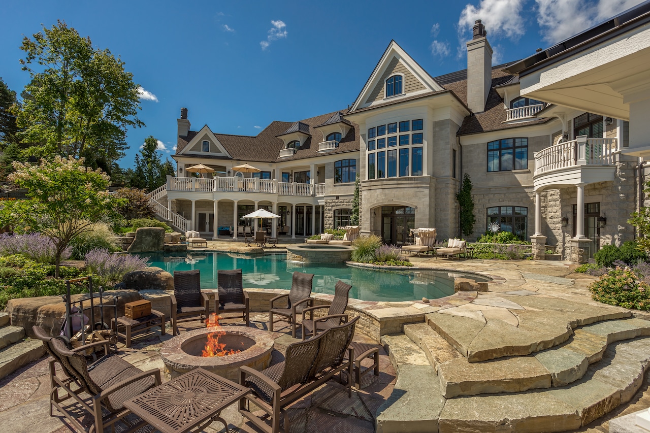 Luxurious Michigan lakefront mansion listed for sale at $7.95 million price tag.