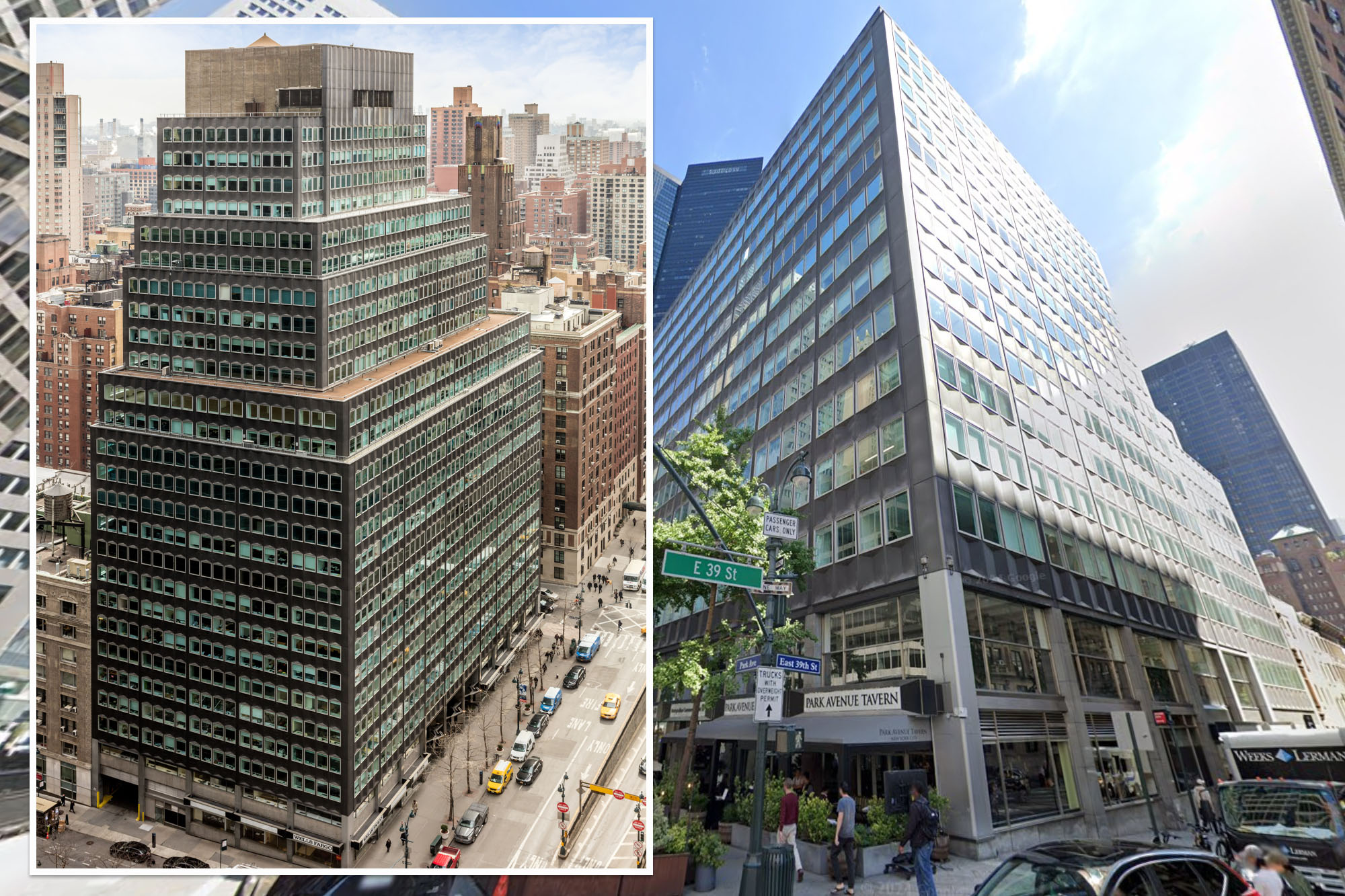 Luxury NYC office tower invests $30M in high-end amenities, modern interior.