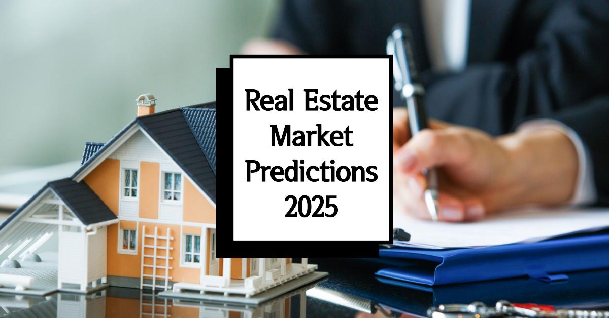 2025 real estate market forecast by expert, graph showing trends.