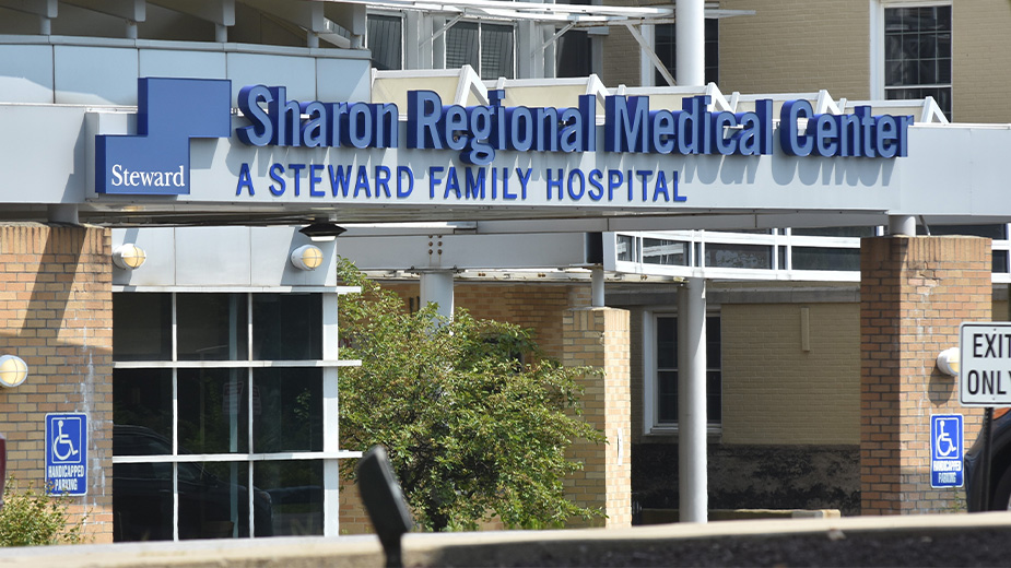 Sharon Hospital property dispute in mediation phase, valuation at center.