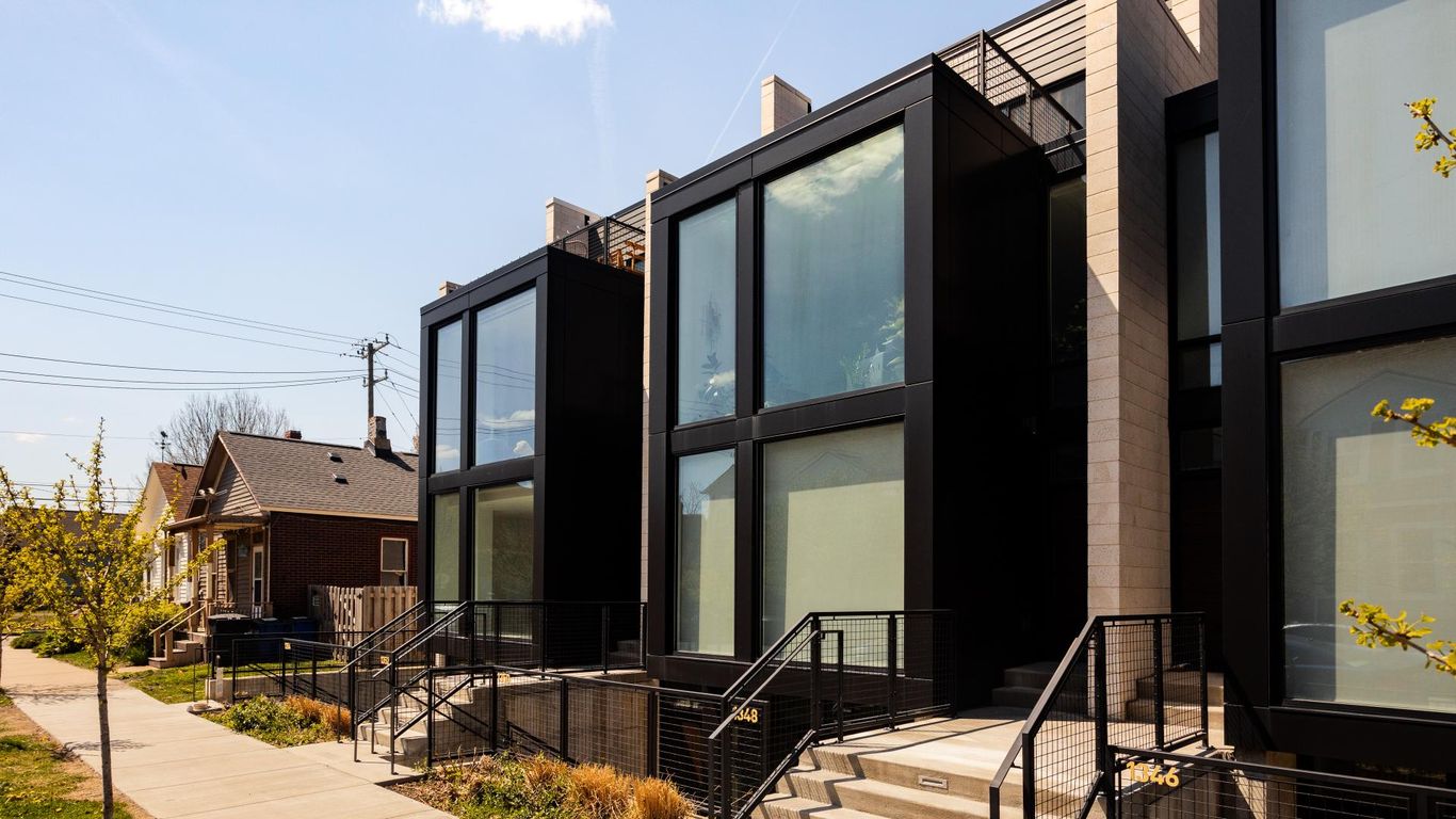 Luxury real estate options in Corktown showcased in image.