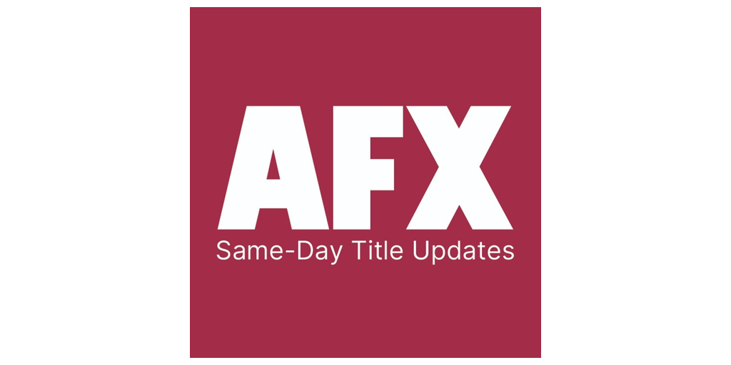 AFX and TrustPoint.ai collaborate on automated title updates for real estate lending.