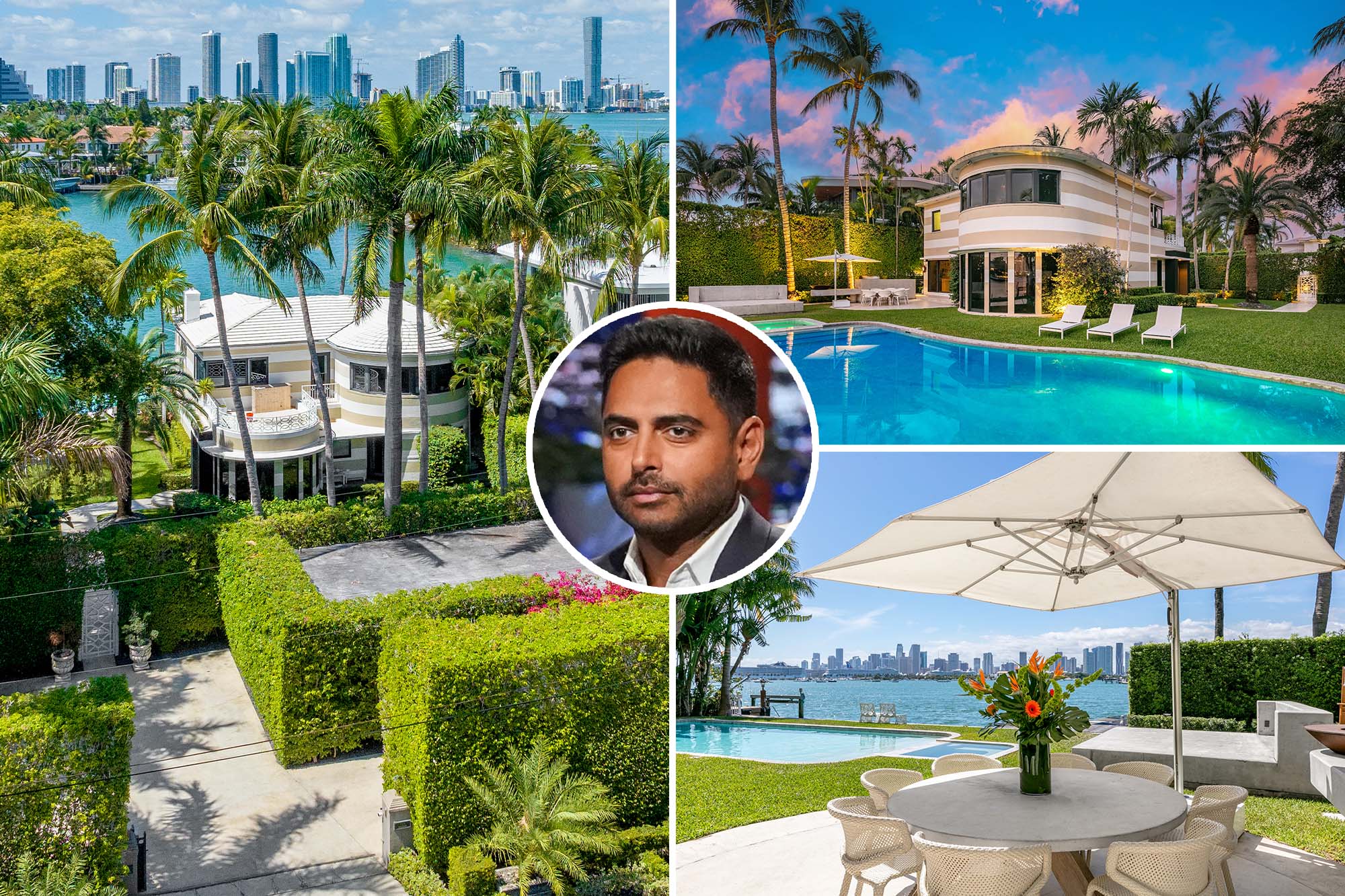 Rohan Oza purchases $13.5M Art Deco Miami Beach Mansion.