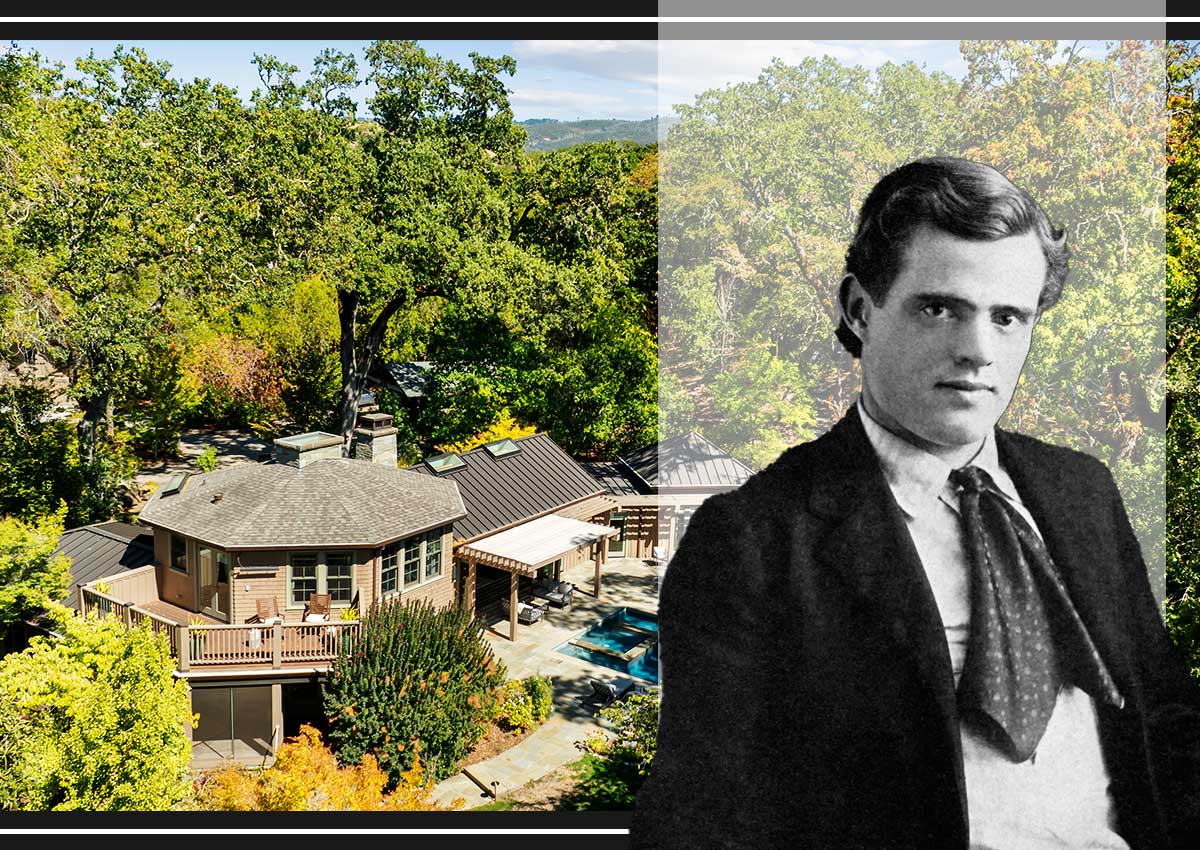 Jack London's Sonoma County estate sells for $4.75 million.