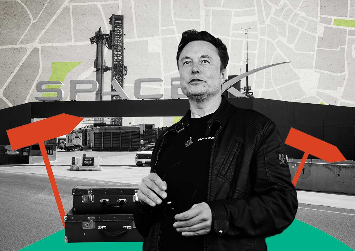 Elon Musk requests town status for SpaceX's South Texas facility.