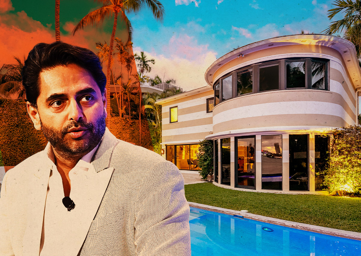 Rohan Oza buys $14M Venetian Islands estate, luxury waterfront property.