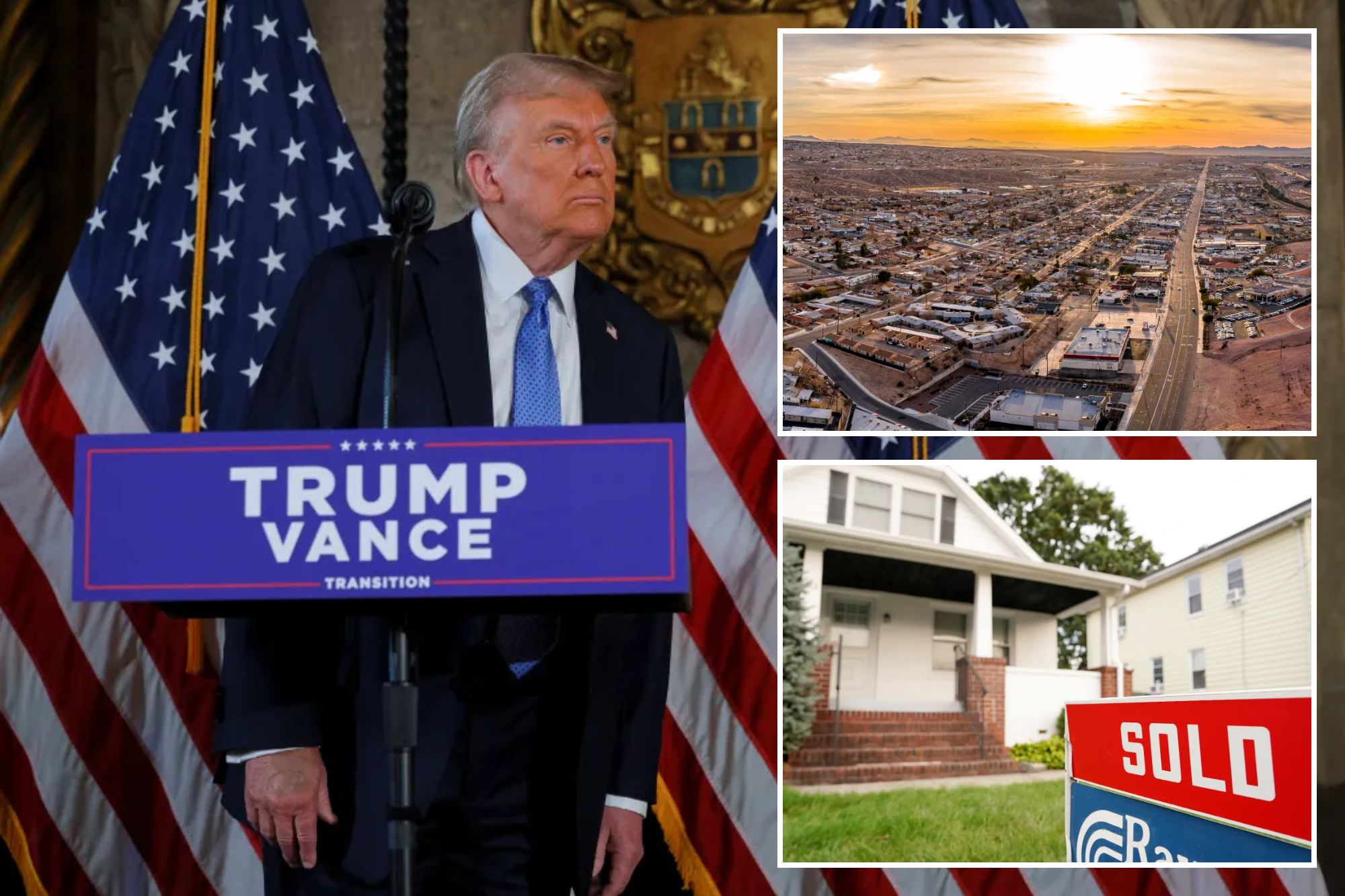 Suburban home prices rise in Trump-voting county, surprising market analysts.