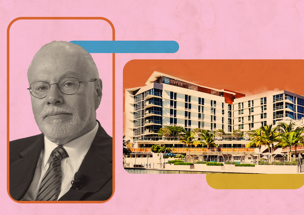 Singer's firm acquires $53M Gates Hotel in South Florida expansion.