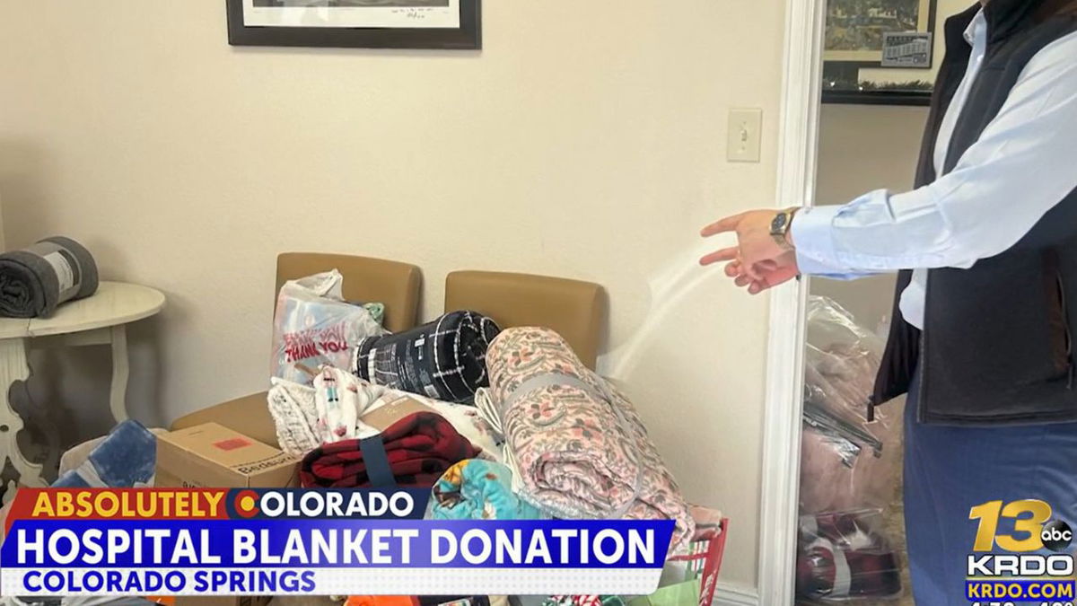 KRDO radio host donates blankets to local children's hospital, heartwarming gesture.