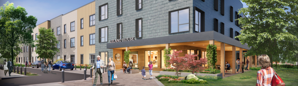 Leland House in Waltham welcomes first occupants, new residents move in.