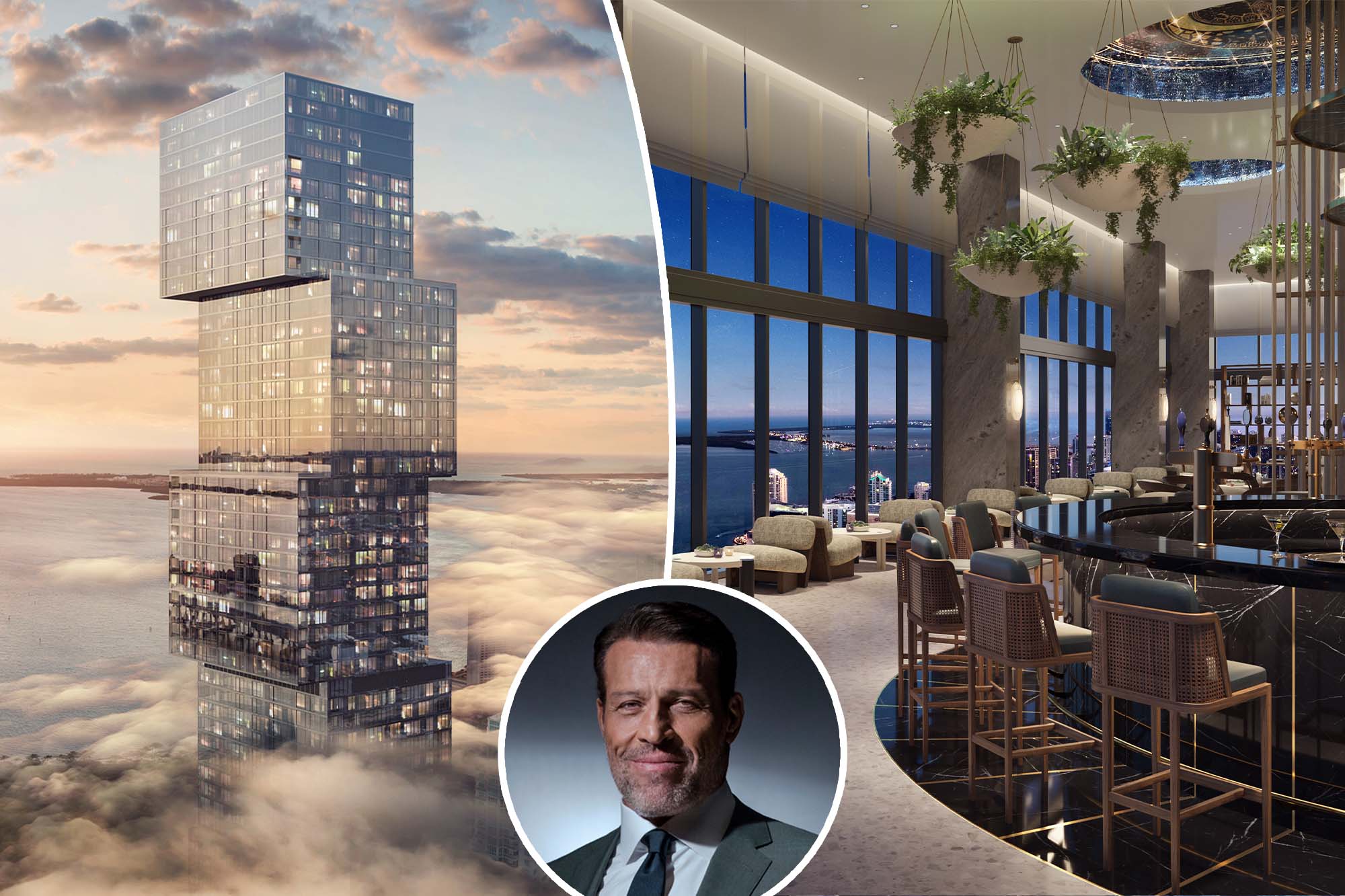 Tony Robbins buying $28M penthouse in Manhattan's tallest residential building.