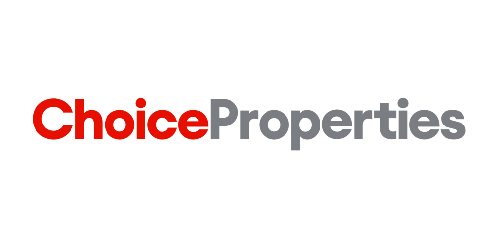 Choice Properties REIT logo on financial report for Q4 2024 earnings.