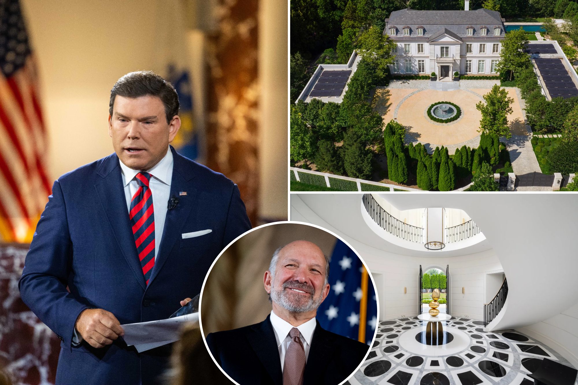 Howard Lutnick buys Bret Baier's $29M DC estate in historic deal.