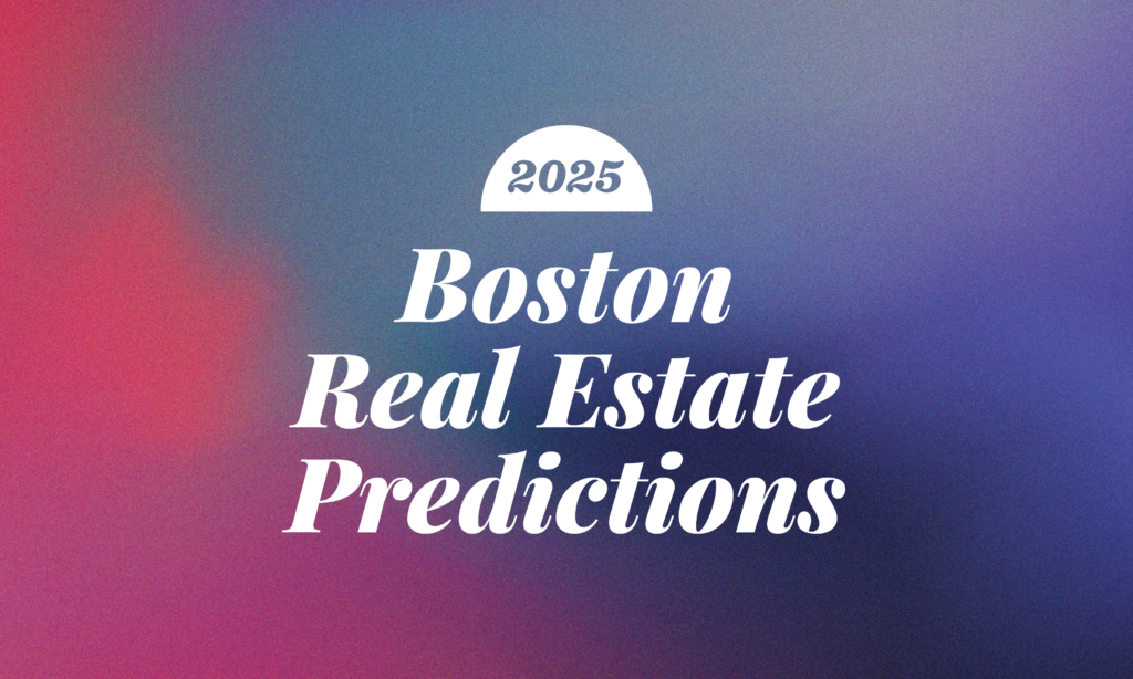 Boston skyline with real estate development projects, 2025 projections.