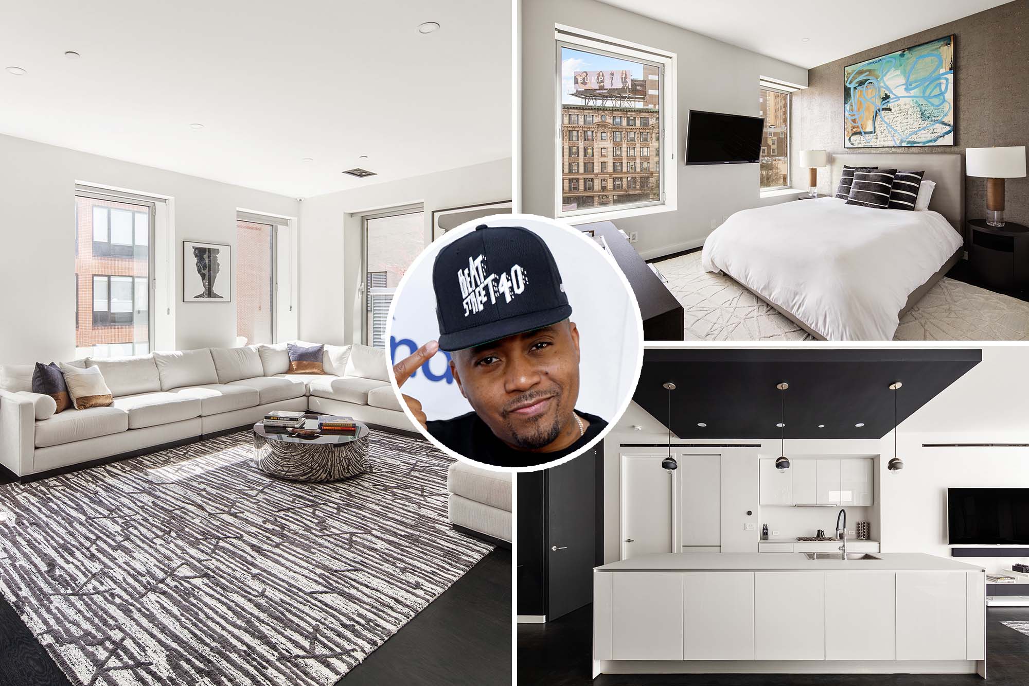 Luxury $3.34M NYC apartment near celebrity neighbors in upscale building.