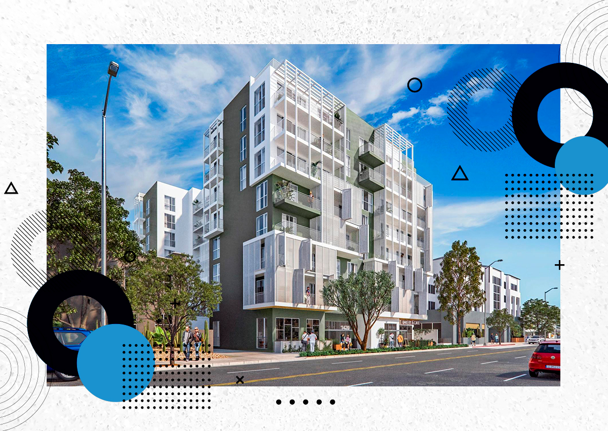 Diico Properties reveals new Santa Monica hotel-apartment project design.